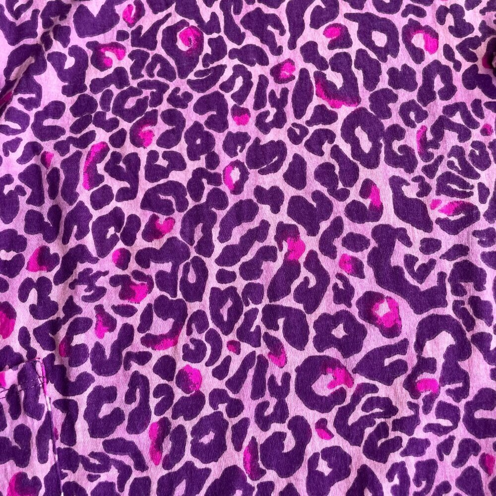 Lilly Pulitzer Purple Berry Leopard Animal Print Jena‎ Dress - Size XL (12/14) - Picture 3 of 8